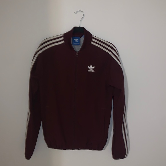 Maroon Adidas jacket from Champs - Picture 1 of 5